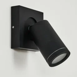 Applique murale Hakamken LED Noir, 1 lumière