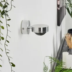 Applique murale Harare LED Chrome, 1 lumière