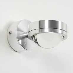 Applique murale Harare LED Chrome, 1 lumière
