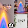 Applique murale Harare LED Chrome, 1 lumière