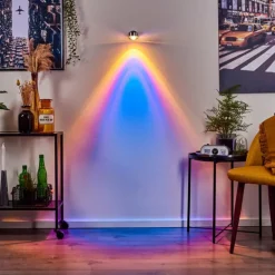 Applique murale Harare LED Chrome, 1 lumière