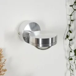 Applique murale Harare LED Chrome, 1 lumière