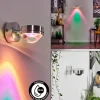 Applique murale Harare LED Chrome, 1 lumière
