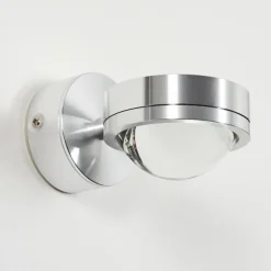 Applique murale Harare LED Chrome, 1 lumière