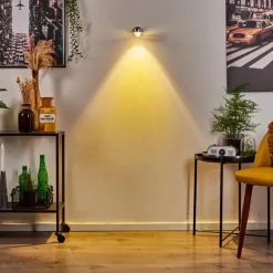 Applique murale Harare LED Chrome, 1 lumière