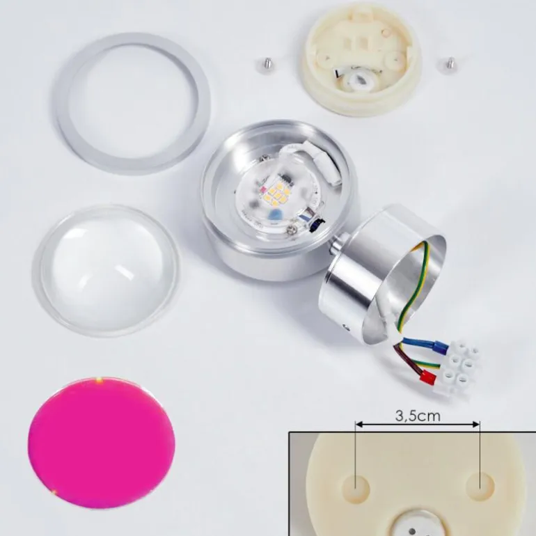 Applique murale Harare LED Chrome, 1 lumière