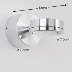 Applique murale Harare LED Aluminium, 1 lumière