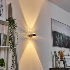 Applique murale Hofstein Sapri Chrome, 1 lumière