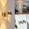 Applique murale Hofstein Sapri Nickel mat, 1 lumière