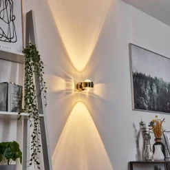 Applique murale Hofstein Sapri Nickel mat, 1 lumière