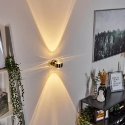 Applique murale Hofstein Sapri Nickel mat, 1 lumière
