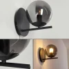 Applique murale Hogatza Noir, 1 lumière
