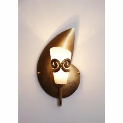 Applique murale Holländer DOPPIONE Or, Laiton, 1 lumière