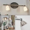 Applique murale Holualoa LED Nickel mat, 2 lumières