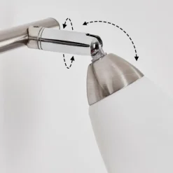 Applique murale Holualoa LED Nickel mat, 2 lumières
