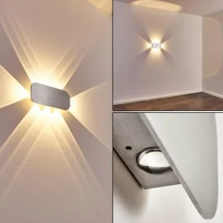 Applique murale Homad LED Aluminium, 1 lumière