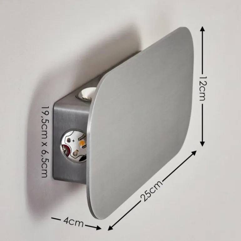 Applique murale Homad LED Aluminium, 1 lumière
