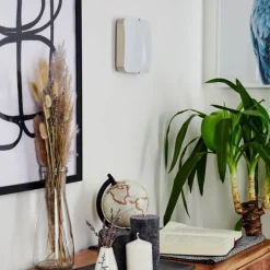 Applique murale Hutton LED Nickel mat, 1 lumière