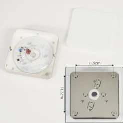 Applique murale Hutton LED Nickel mat, 1 lumière