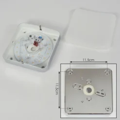 Applique murale Hutton LED Nickel mat, 1 lumière