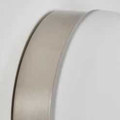 Applique murale Hutton LED Nickel mat, 1 lumière