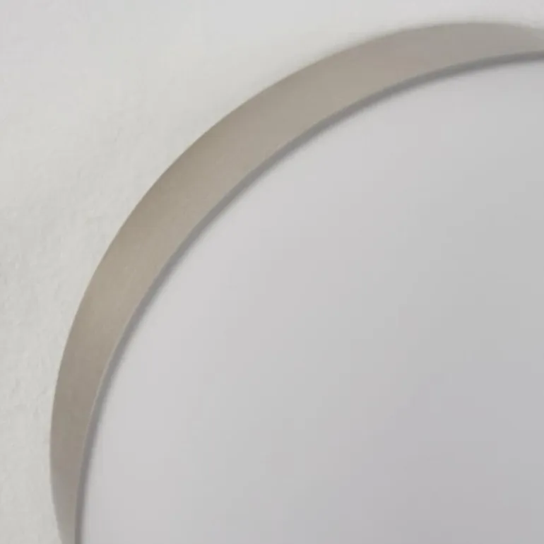 Applique murale Hutton LED Nickel mat, 1 lumière