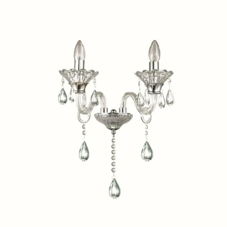 Applique murale Ideal Lux COLOSSAL Chrome, 2 lumières