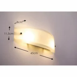 Applique murale Ideallux ALI AP2 Chrome, 2 lumières