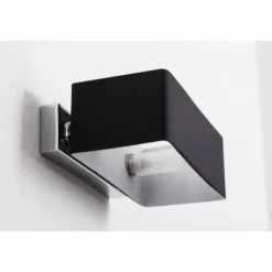 Applique murale Ideallux BOX AP2 Noir, 2 lumières