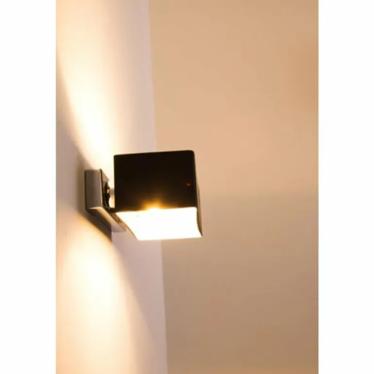 Applique murale Ideallux BOX AP2 Noir, 2 lumières