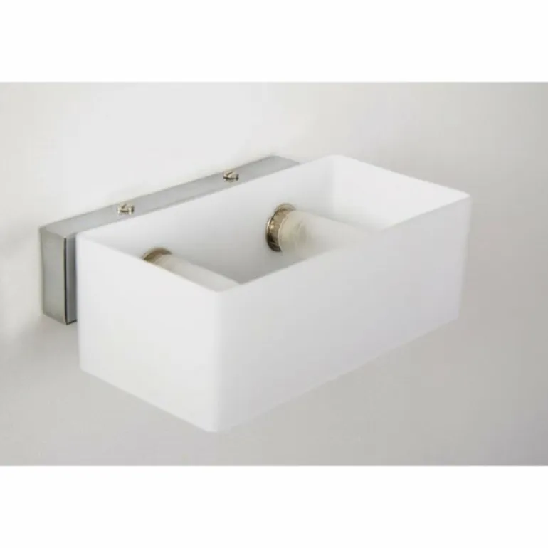 Applique murale Ideallux BOX AP2 Chrome, 2 lumières