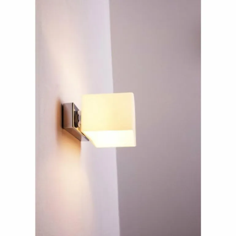 Applique murale Ideallux BOX AP2 Chrome, 2 lumières