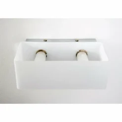 Applique murale Ideallux BOX AP2 Chrome, 2 lumières