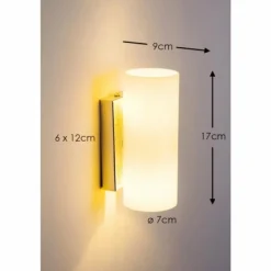 Applique murale Ideallux PAUL AP2 Chrome, 2 lumières
