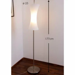 Applique murale Ideallux ELICA PT1 Nickel mat, 1 lumière