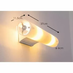 Applique murale Ideallux CAMERINO AP2 Aluminium, 2 lumières