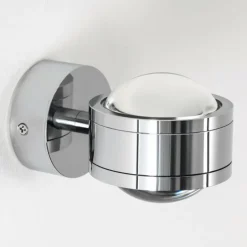 Applique murale INDORE LED Chrome, 2 lumières