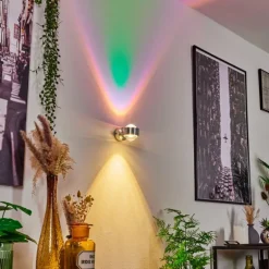 Applique murale Indore LED Aluminium, 2 lumières