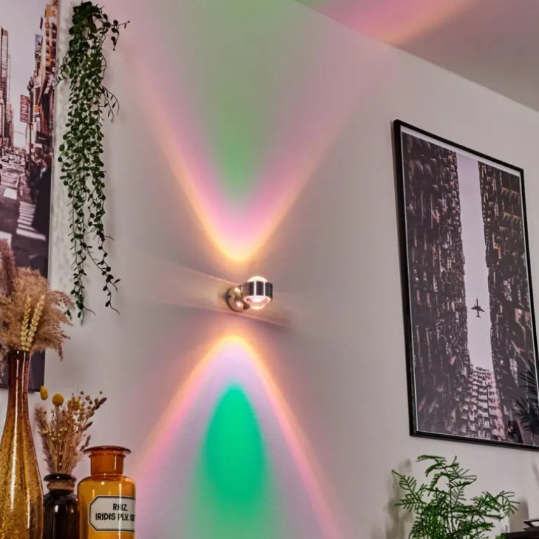 Applique murale Indore LED Aluminium, 2 lumières