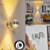 Applique murale Indore LED Aluminium, 2 lumières