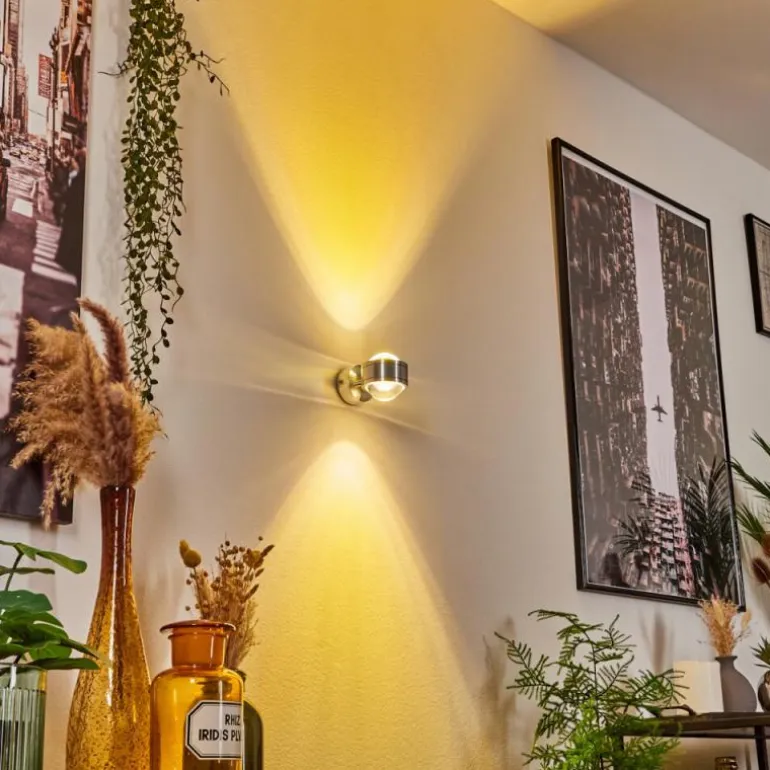 Applique murale Indore LED Aluminium, 2 lumières