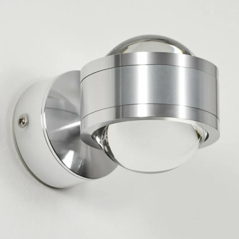 Applique murale Indore LED Aluminium, 2 lumières