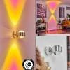 Applique murale Indore LED Aluminium, 2 lumières