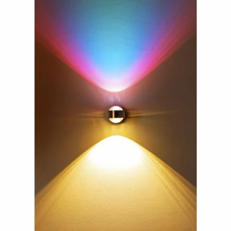 Applique murale Indore LED Aluminium, 2 lumières