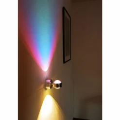 Applique murale Indore LED Aluminium, 2 lumières