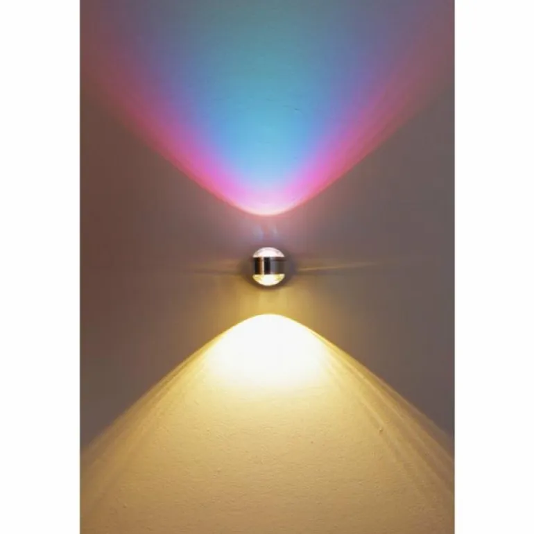 Applique murale Indore LED Aluminium, 2 lumières