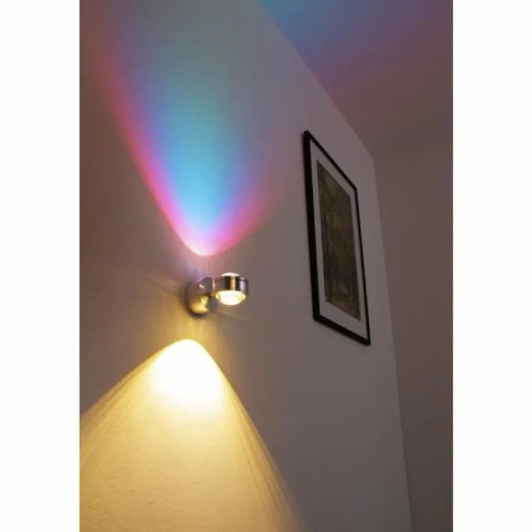 Applique murale Indore LED Aluminium, 2 lumières