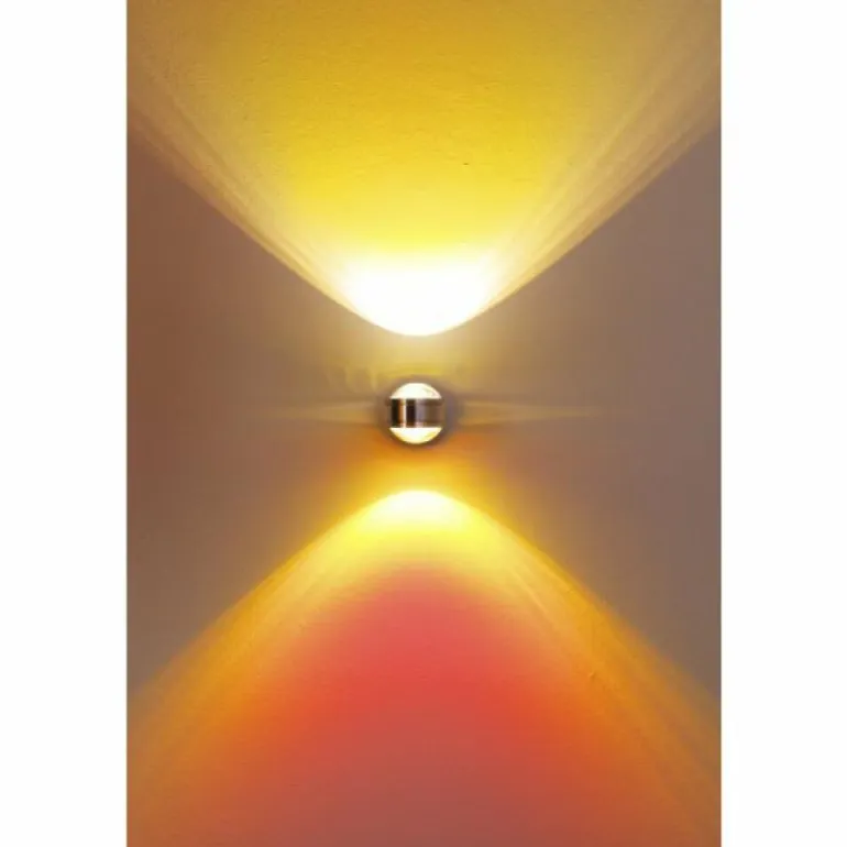 Applique murale Indore LED Aluminium, 2 lumières