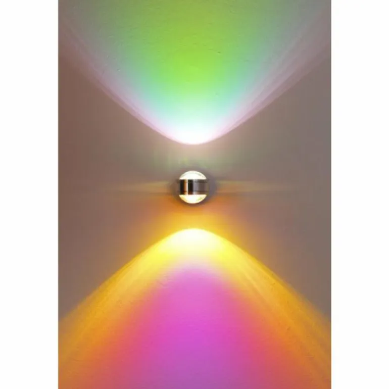Applique murale Indore LED Aluminium, 2 lumières