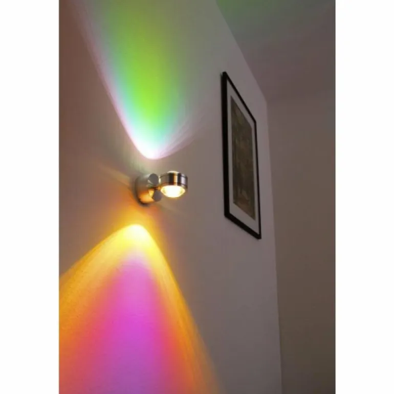 Applique murale Indore LED Aluminium, 2 lumières